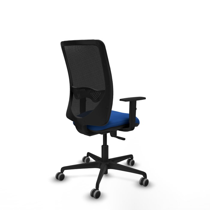 PIQUERAS Y CRESPO Silla de oficina Zulema Azul y Negro con mecanismo Sincro