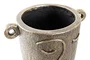 DKD Home Decor Jarrón Magnesia Cara Dorado 33x23x25,5 cm