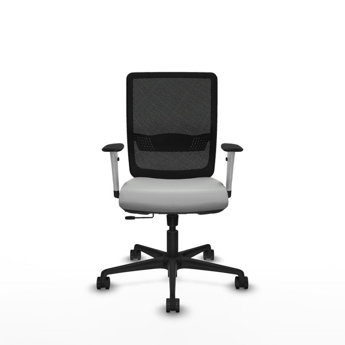 PIQUERAS Y CRESPO Silla de oficina Haches Gris claro y Negro PIQUERAS Y CRESPO Silla de oficina Haches Gris claro y Negro