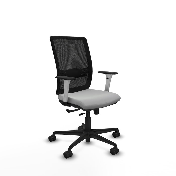 PIQUERAS Y CRESPO Silla de oficina Haches Gris claro y Negro PIQUERAS Y CRESPO Silla de oficina Haches Gris claro y Negro