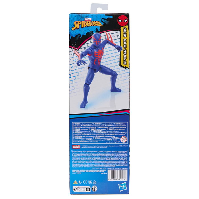 Hasbro Figura Titan Series Spider-Man 2099 G2859, Figura de Acción Marvel de 30 cm, Inspirada en los Cómics