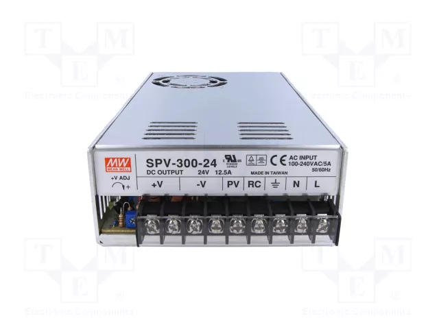 MEAN WELL SPV-300-24 Fuente de alimentación de impulso 300W 24VDC MEAN WELL SPV-300-24 Fuente de alimentación de impulso 300W 24VDC