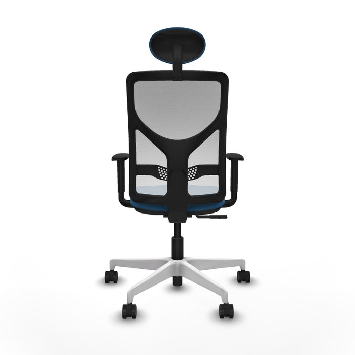 PIQUERAS Y CRESPO Silla de oficina Motilla con mecanismo Sincro, Azul claro y Blanco PIQUERAS Y CRESPO Silla de oficina Motilla con mecanismo Sincro, Azul claro y Blanco