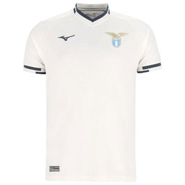 Camiseta de Fútbol de Manga Corta Hombre Mizuno Lazio Away Blanco