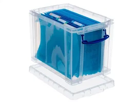Archivo 2000 Organizador de archivo de 19 litros transparente