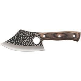 Zassenhaus Cuchillo de Cocina Farmer 14 cm con Mango de Madera y Funda de Cuero