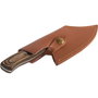 Zassenhaus Cuchillo de Cocina Farmer 14 cm con Mango de Madera y Funda de Cuero