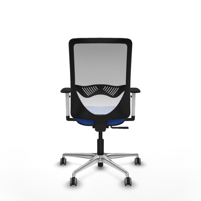 PIQUERAS Y CRESPO Silla de oficina Zulema con mecanismo Sincro, Azul y Blanco PIQUERAS Y CRESPO Silla de oficina Zulema con mecanismo Sincro, Azul y Blanco