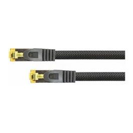 PYTHON Series Patchkabel Cat.7 S/FTP PiMF halogenfrei 0,5m schwarz Netzwerkkabel