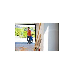 Nilfisk Buddy II 12 Aspiradora de Tambor 1200W, Seca y Húmeda, 12 Litros de Capacidad, Color Negro/Azul, Incluye Cepillo para Suelos Duros