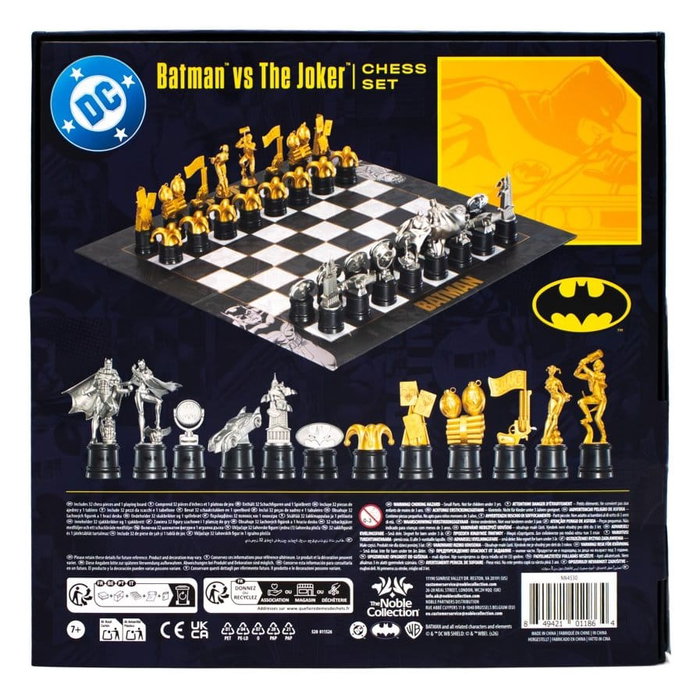 Noble Collection DC Comics Juego de Ajedrez Batman vs. The Joker 47 cm