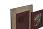 DKD Home Decor Marco Multifoto Shabby Natural Granate 42 x 5 x 24 cm (2 Unidades)