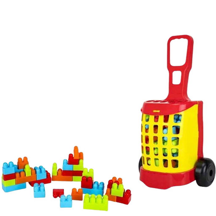 Vicam Carro Trolley Grande con 32 Blocks
