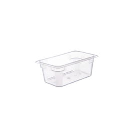 ARAVEN Cubeta GN 1/4 Transparente 2,6 L