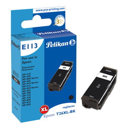 Pelikan E113 Cartucho de Tinta Compatible Negro para Epson T26XL XL