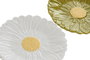 DKD Home Decor Set de 6 Platos de Porcelana Margarita 16x16x2 cm Surtido 2