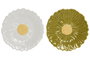 DKD Home Decor Set de 6 Platos de Porcelana Margarita 16x16x2 cm Surtido 2