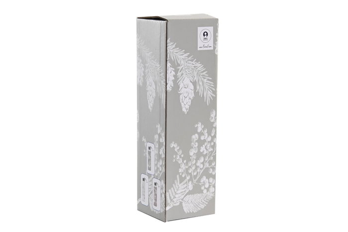 DKD Home Decor Set de 6 Botellas de Borosilicato de 550 ml Surtidas DKD Home Decor Set de 6 Botellas de Borosilicato de 550 ml Surtidas