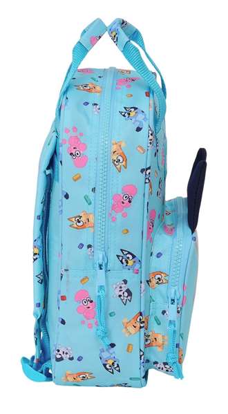 Mochila Escolar Bluey Azul cielo 20 x 28 x 8 cm
