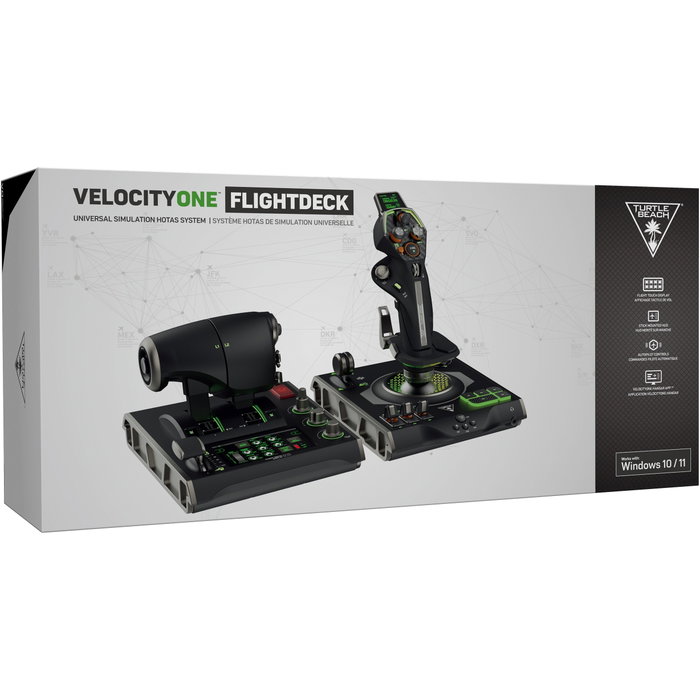 Turtle Beach VelocityOne Flightdeck Palanca de Vuelo para PC, Negro