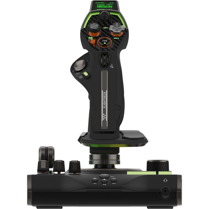 Turtle Beach VelocityOne Flightdeck Palanca de Vuelo para PC, Negro