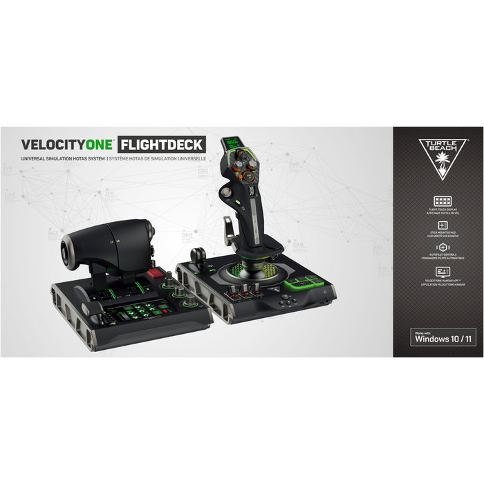 Turtle Beach VelocityOne Flightdeck Palanca de Vuelo para PC, Negro