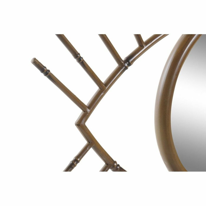 DKD Home Decor Espejo de Metal Diseño Ojo Natural 63x4x53