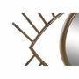 DKD Home Decor Espejo de Metal Diseño Ojo Natural 63x4x53