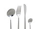 DKD Home Decor Juego de cubertería Chic de 16 piezas en acero inoxidable cromado