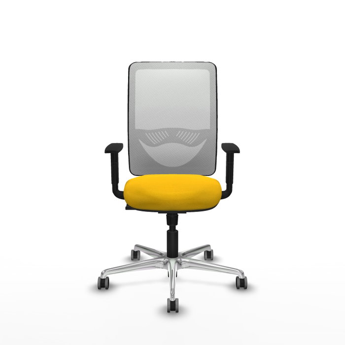 PIQUERAS Y CRESPO Silla de oficina Zulema con mecanismo Sincro, Amarillo y Blanco PIQUERAS Y CRESPO Silla de oficina Zulema con mecanismo Sincro, Amarillo y Blanco
