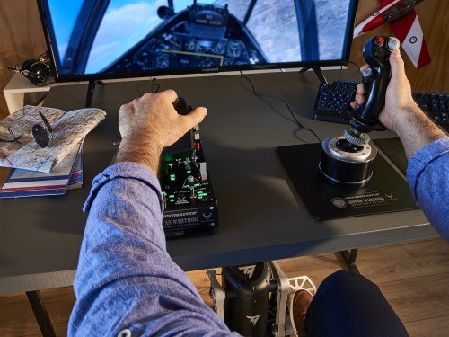 Thrustmaster TPR Rudder 2960809 Simulador de Vuelo Analógico PC Negro Plata USB Thrustmaster TPR Rudder 2960809 Simulador de Vuelo Analógico PC Negro Plata USB