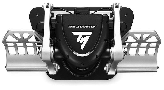 Thrustmaster TPR Pendular Rudder Negro y Plata