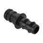 Aqua Control Enlace Rápido Estándar para Tubo Ø16 mm, Conexión Rápida Manguera Jardín, Polipropileno Negro, 2 Unidades