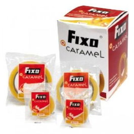 Cinta Adhesiva Fixo Caramel Rollo 66X12 (Set de 12)