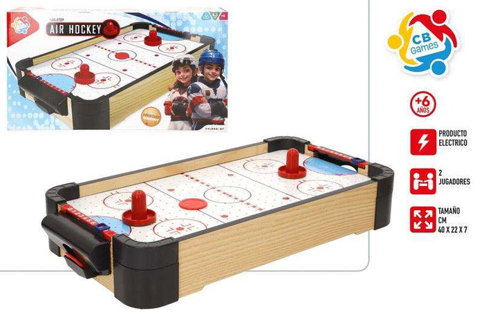Color Baby Air Hockey de mesa 40 cm, juego de habilidad para niños y adultos, juguete de salón familiar