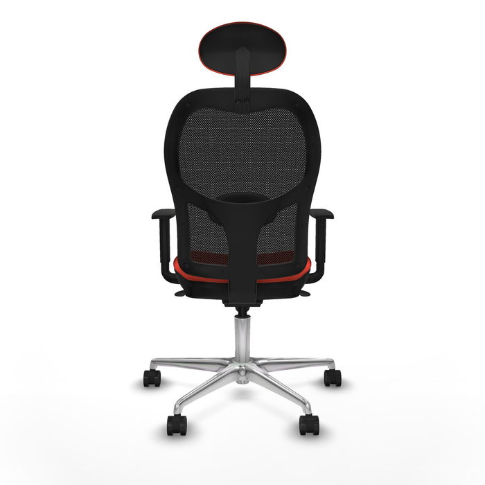 PIQUERAS Y CRESPO Silla de oficina Jorquera Naranja oscuro/Negro