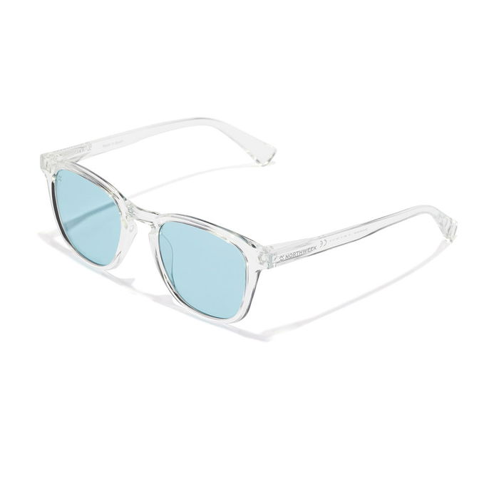 Northweek WALL Gafas de Sol Rectangulares Polarizadas Transparentes Azul UV 400 140 mm
