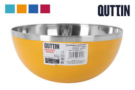 Quttin Ensaladera Acero Inoxidable 29.5x14.3 cm 4 Compartimentos 493g (4 Unidades)