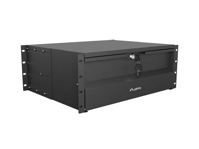 Lanberg Cajón para Armario de Rack 19 4U 360mm Negro Lanberg Cajón para Armario de Rack 19 4U 360mm Negro