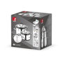 Bergner Batería de 6 piezas de acero inoxidable para inducción con cazuelas de 16, 18 y 20 cm