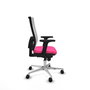PIQUERAS Y CRESPO Silla de oficina Horna Rosa y Blanco