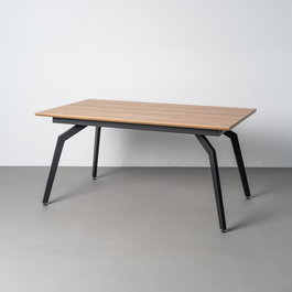 Mesa Extensible Natural Dm-Metal Salón 160 X 90 X 76 cm