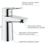 Grohe Mezclador de lavabo de diseño Bauloop minimalista