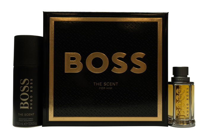Hugo Boss Boss The Scent Gift Set 50ml EDT + 150ml Deodorant Spray Hugo Boss Boss The Scent Gift Set 50ml EDT + 150ml Deodorant Spray
