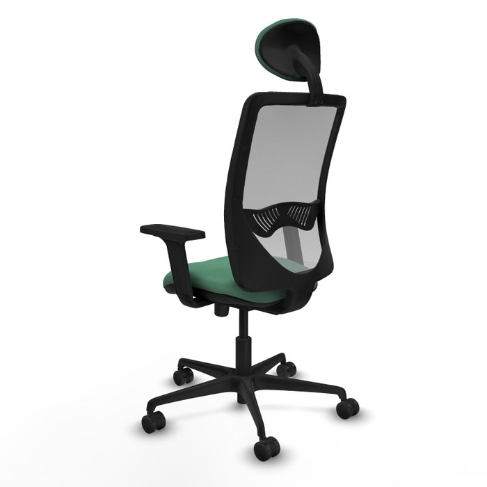PIQUERAS Y CRESPO Silla de oficina Zulema Verde esmeralda y Gris PIQUERAS Y CRESPO Silla de oficina Zulema Verde esmeralda y Gris