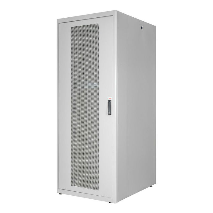 ROLINE Rack o Bastidor Independiente 42U 19 Pulgadas, 800x1000 mm (BxT), Gris Perforado, Capacidad 600 kg, Modelo Basic 42 HE