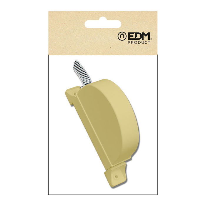 Edm Recogedor exterior abatible Pr02 14 mm Marfil, 175 x 32 x 120 mm