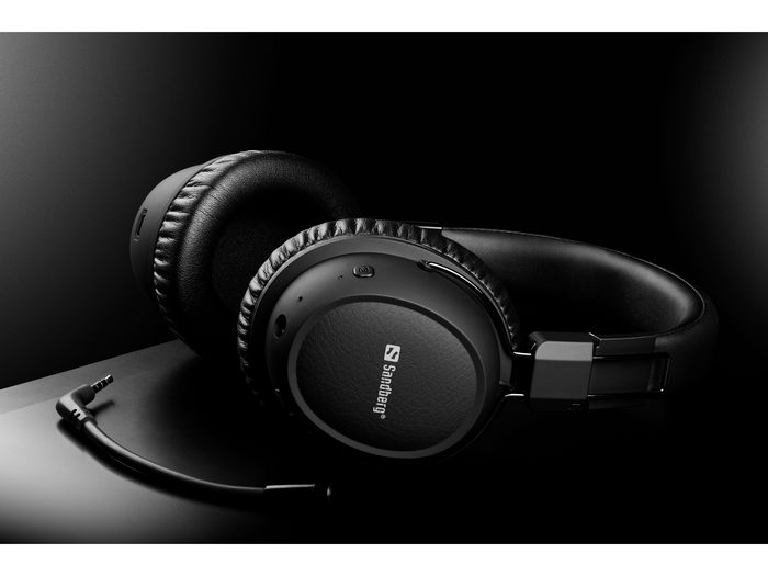 Sandberg Sandberg Wireless Headset ANC FlexMic Auriculares Inalámbricos con Cancelación de Ruido Activa