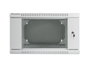 Lanberg Armario Rack de Pared de Dos Secciones 19 pulgadas 6U 600x600 Gris