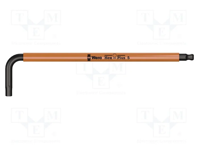 WERA Llave allen Hex-Plus esférica HEX 5mm WERA Llave allen Hex-Plus esférica HEX 5mm